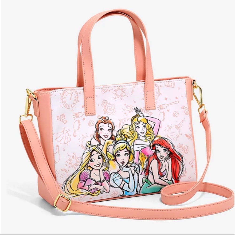 Loungefly Disney Princess Sketch Satchel Bag